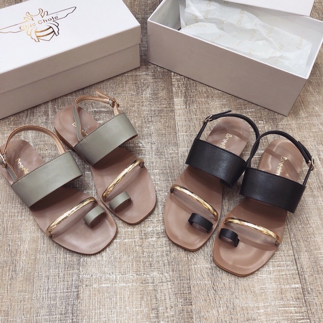 Sandal quai bạc fullbox