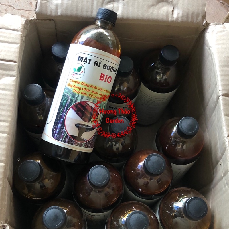 Mật Rỉ Đường Bio Nguyên Chất Ủ Phân Hữu Cơ Chai 1L