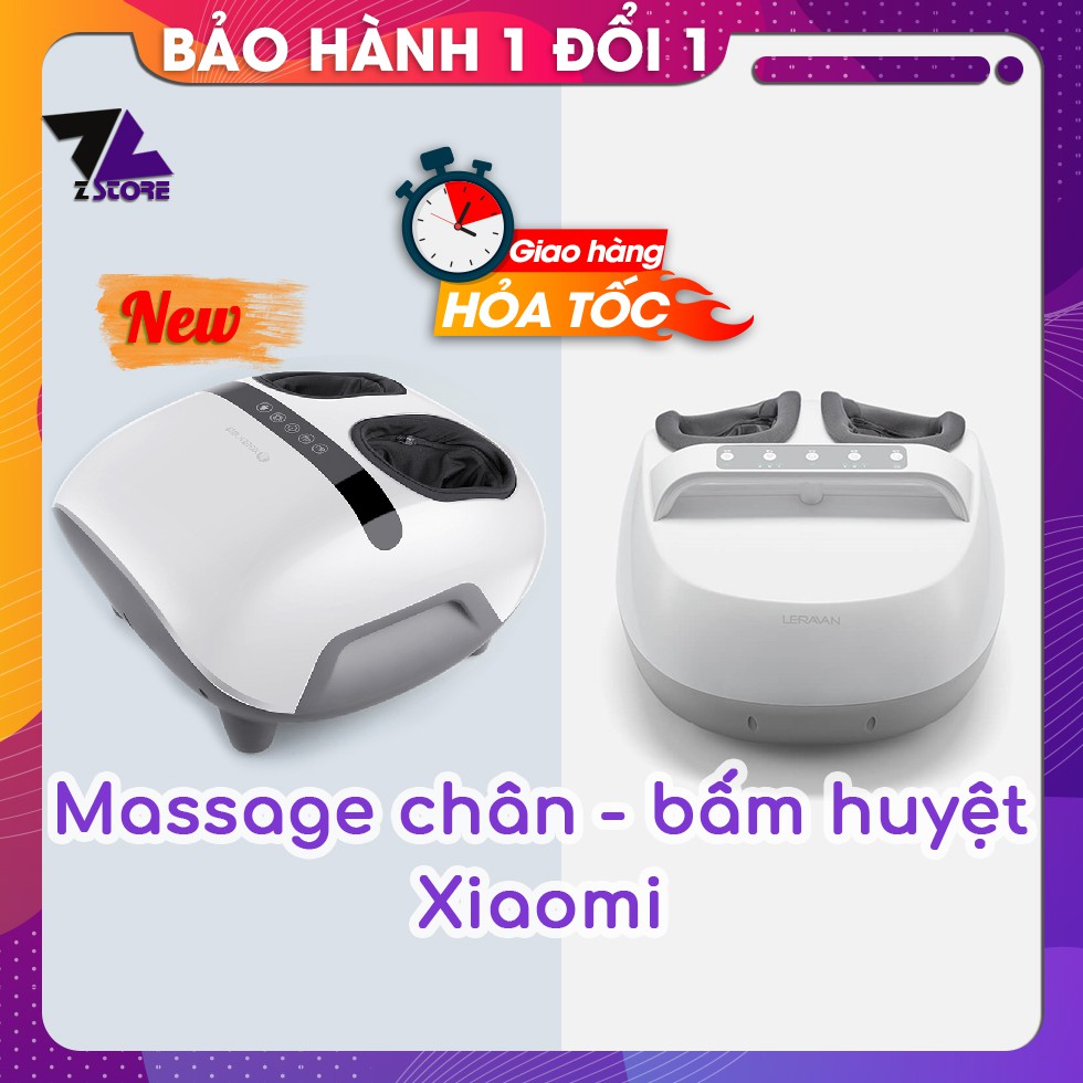 [Mã 252FMCGSALE giảm 8% đơn 500K] Máy massage bấm huyệt Xiaomi Leravan LJZJ008 - XGEEK F3 - mát xa chân 360 độ