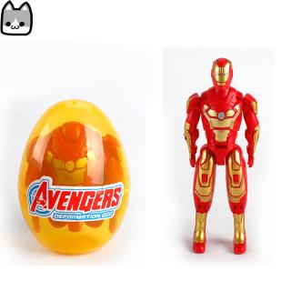 Transform Capsule Toy Movable Easter Egg Surprise Gacha Marvel's The Avengers Anime Doll Eggshell Collection Gift