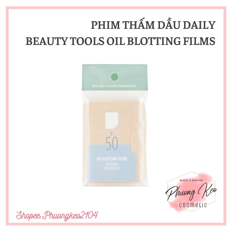 Phim Thấm Dầu Daily Beauty Tools Oil Blotting Films