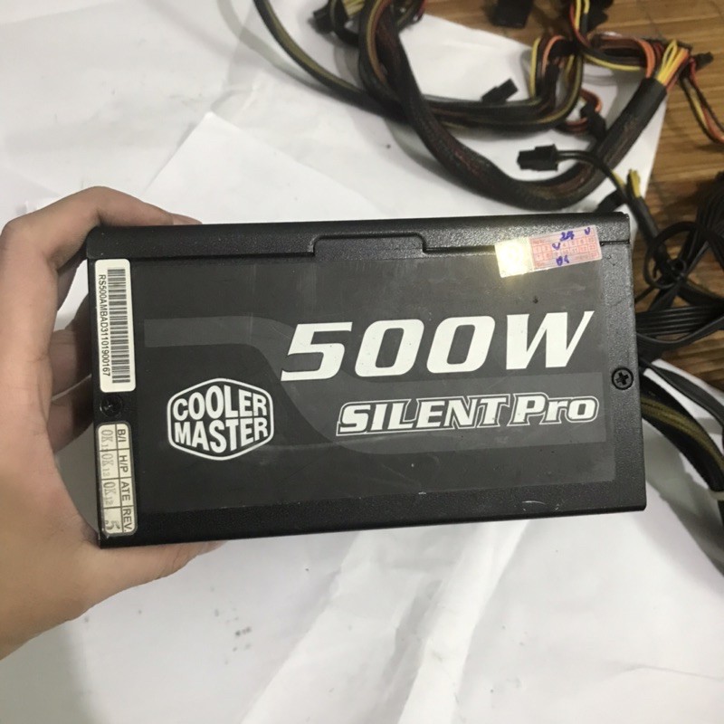 Nguồn Cooler Master 500w SilentPro hình thức ổn hoạt động tốt