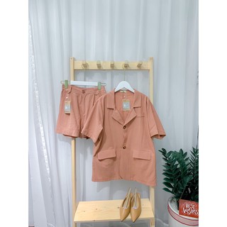 [Sẵn-Ảnh Thật] Set blazer 2 màu pastel siêu đẹp