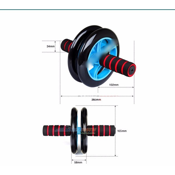 Bộ Dụng Cụ Hít Đất Và Bánh Xe Cơ Bụng