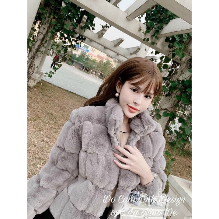 Áo khoác lông nữ, áo khoác lông kẻ ô mặc sang lớp lông siêu ấm mẫu mới nhất năm nay hàng cao cấp quảng châu Oanh Shop | BigBuy360 - bigbuy360.vn