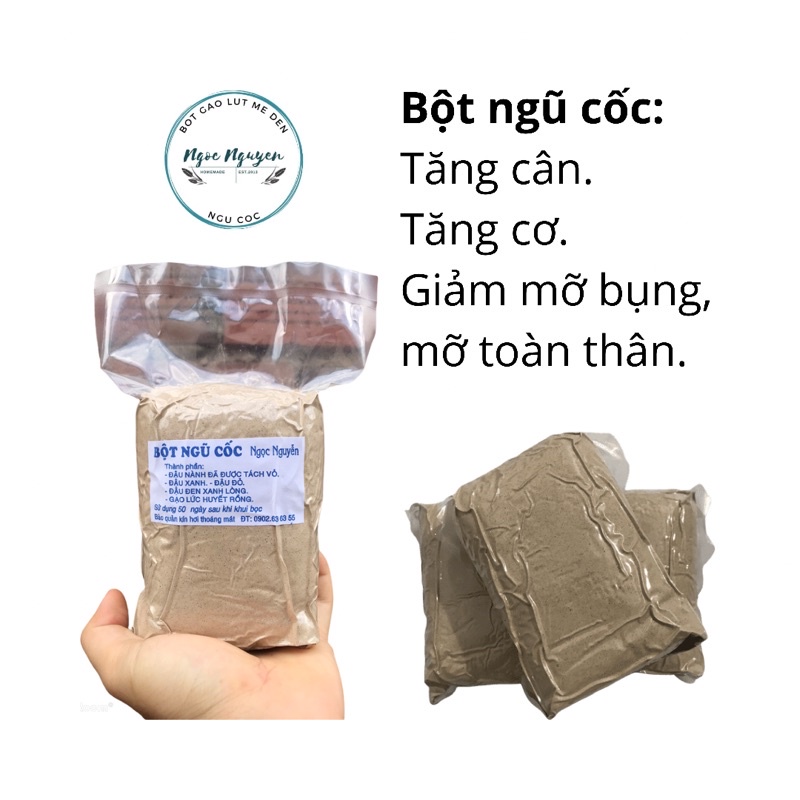 Bột ngũ cốc tăng cân, thực phẩm dinh dưỡng, tăng cơ giảm mỡ Ngọc Nguyễn 1KG