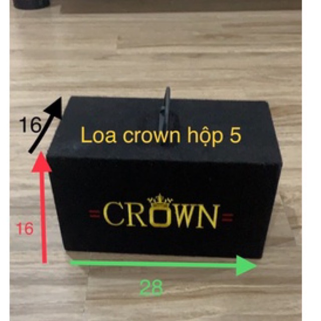 [Mã ELHACE giảm 4% đơn 300K] Loa Crown 5 vuông hoặc hộp chữa nhật