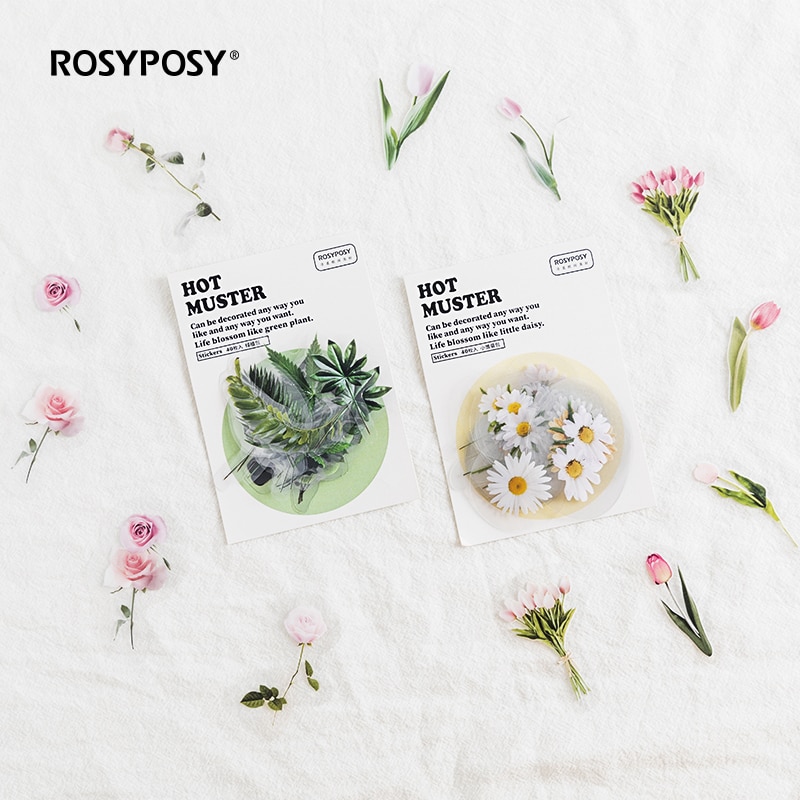 Set 40 miếng dán trang trí dễ thương thời trang