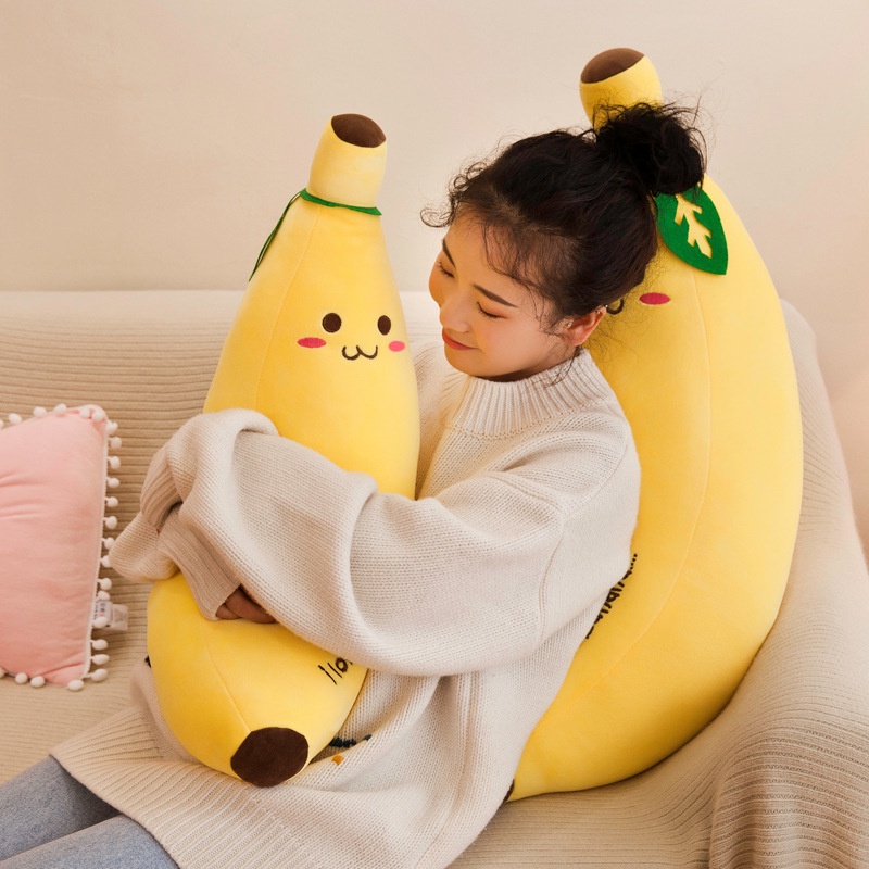 Gấu bông chuối Gối Nhồi Bông Hình Trái Chuối Mềm Mại