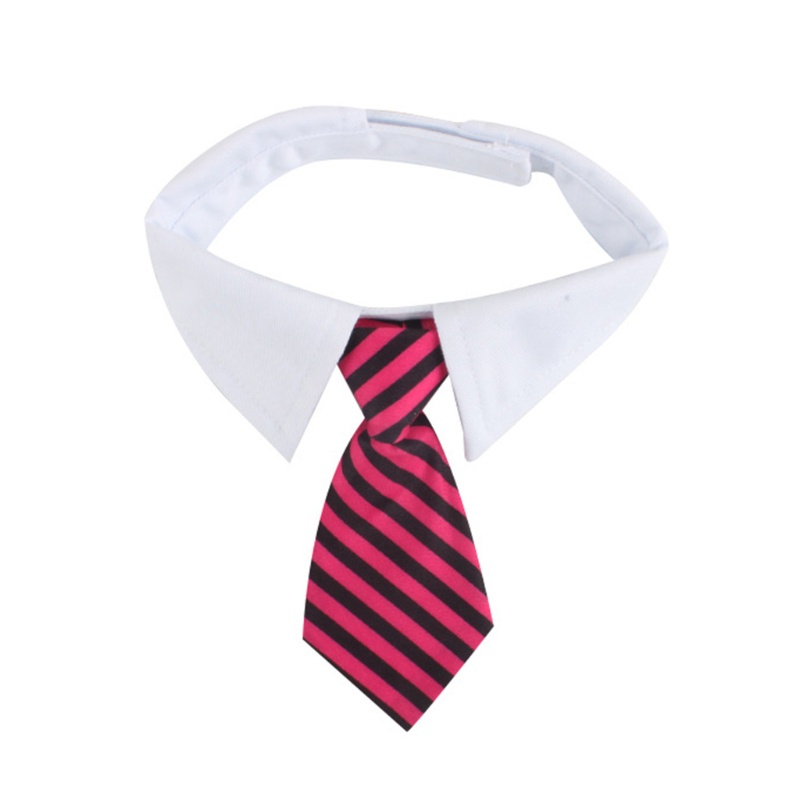 Cà Vạt Tuxedo Cho Chó Mèo May Mắn Với Cổ Áo Trắng Điều Chỉnh Được Thủ Công
