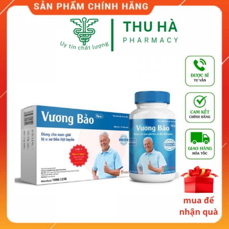 Vương bảo lọ 80 viên - Hỗ trợ phì đại tiền liệt tuyến ( Có tem tích điểm)