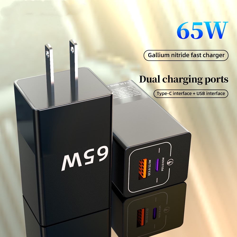 ACCEZZ Bộ Sạc Nhanh USB 4.0 65W Cho Điện Thoại Thông Minh / Máy Tính Bảng / Laptop
