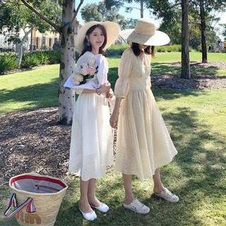 (Ảnh thật )đầm MIDI vải đũi mềm mại 2 lớp