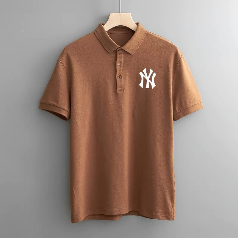 Áo thun POLO trơn chất cá sấu cho nam, áo POLO NY | BigBuy360 - bigbuy360.vn