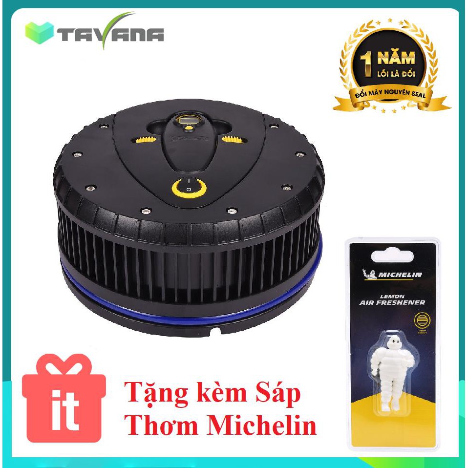 Máy bơm lốp đa năng Michelin 12260 tặng kèm sáp thơm Michelin