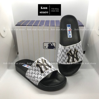 Dép ny mlb lê nam nữ quai ngang hàng cao cấp full box bill
