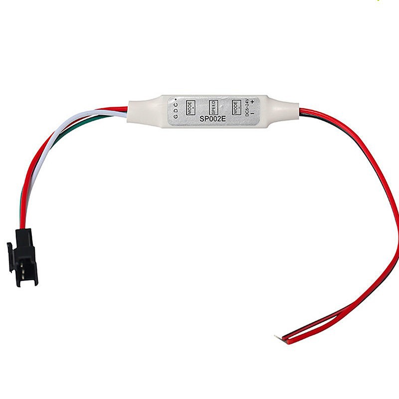 SP002E BỘ ĐIỀU KHIỂN LED FULL MÀU MINI 3 NÚT WS2811 WS2812B UCS1903 | BigBuy360 - bigbuy360.vn