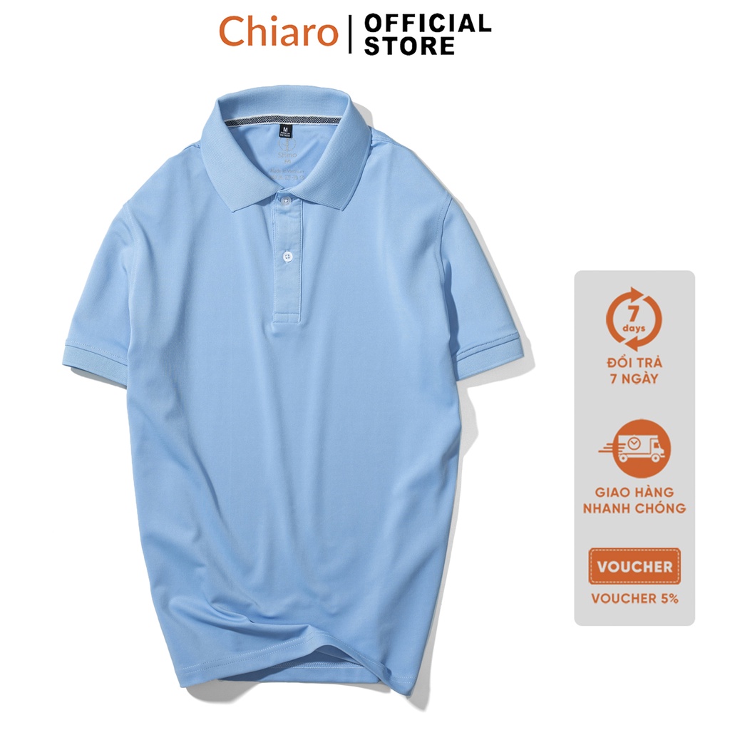 Áo polo nam có cổ nhiều màu vải thun cá sấu 4 chiều cotton chuẩn form cao cấp Chiaro