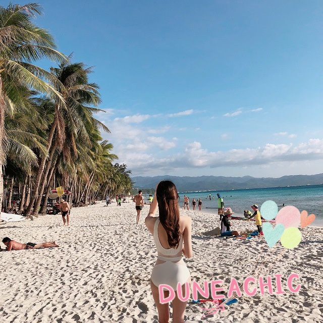 Đồ bơi một mảnh DUNEA hở lưng thời trang gợi cảm cho nữ