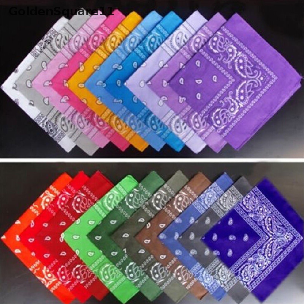 [Goldsquare11] Khăn Trùm Đầu Bandana Cotton Quấn Đầu Kiêm Mặt Nạ Ngôi Sao Mùa Hè
