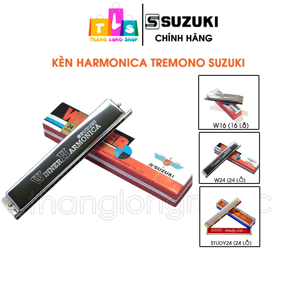 Kèn Harmonica Tremolo Suzuki W16 - Suzuki W20 - Suzuki W24 - Suzuki STUDY24