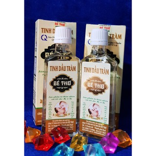 Combo 2 chai Tinh dầu tràm Bé Thơ loại đậm đặc 50ml dùng tắm cho bé, điều trị ho, cảm cúm, sổ mũi, giữ ấm cơ thể cho bé