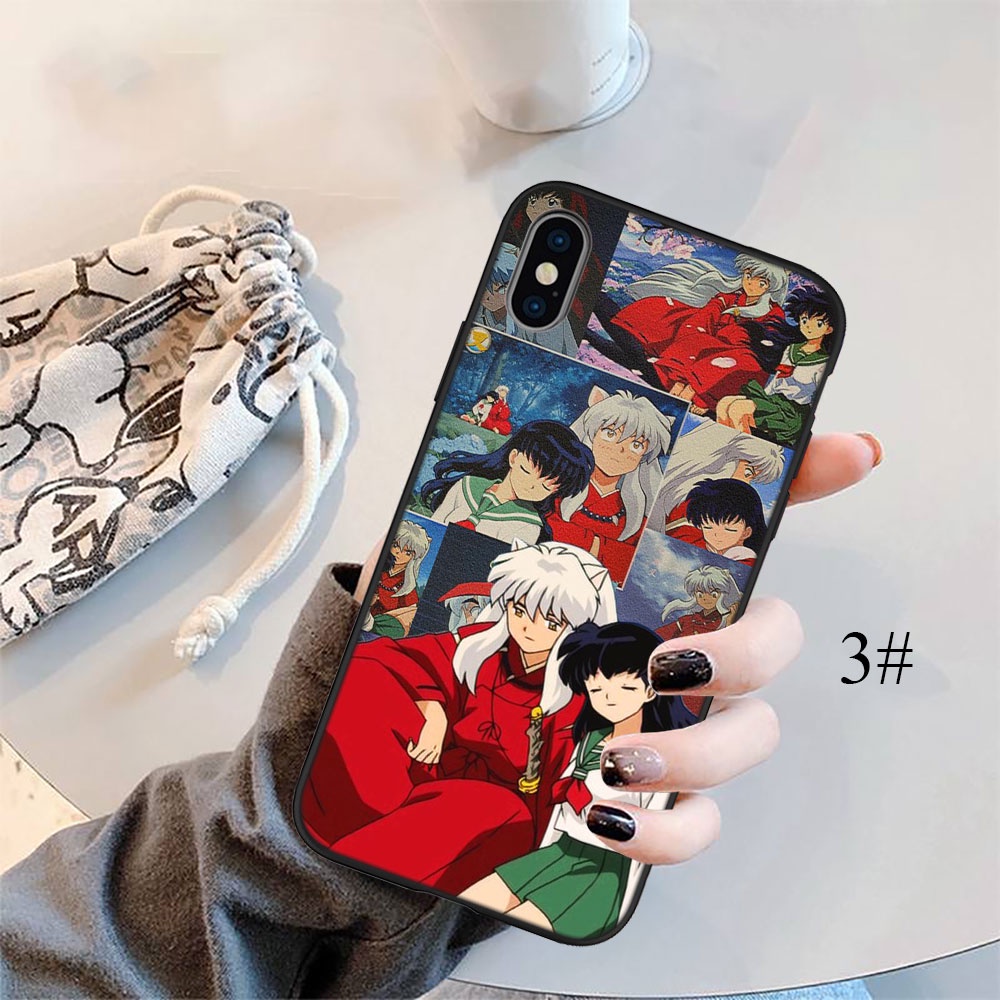 Ốp Điện Thoại Dẻo Họa Tiết Hoạt Hình Inuyasha Cho iPhone 13 12 Pro Max Mini XS Max X FO37