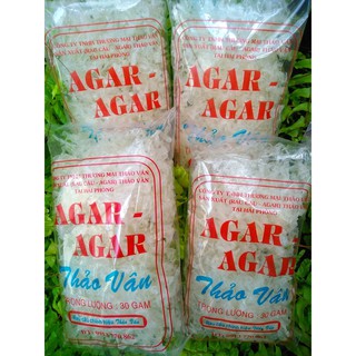 {Giá sỉ 19.000đồng/gói} [combo 40gói x30gr/gói] rau câu sợi Thảo Vân, HSD 2028