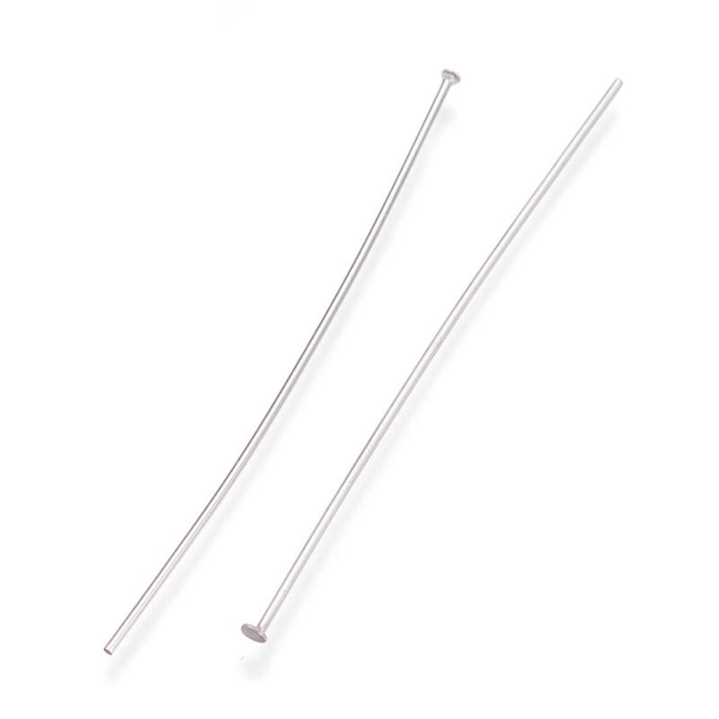 Set 50-100 ghim đầu phẳng bằng thép không gỉ 304 tiện dụng chất lượng cao 50x0.7mm