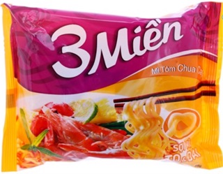 Combo 10 Mì 3 Miền Tôm chua cay