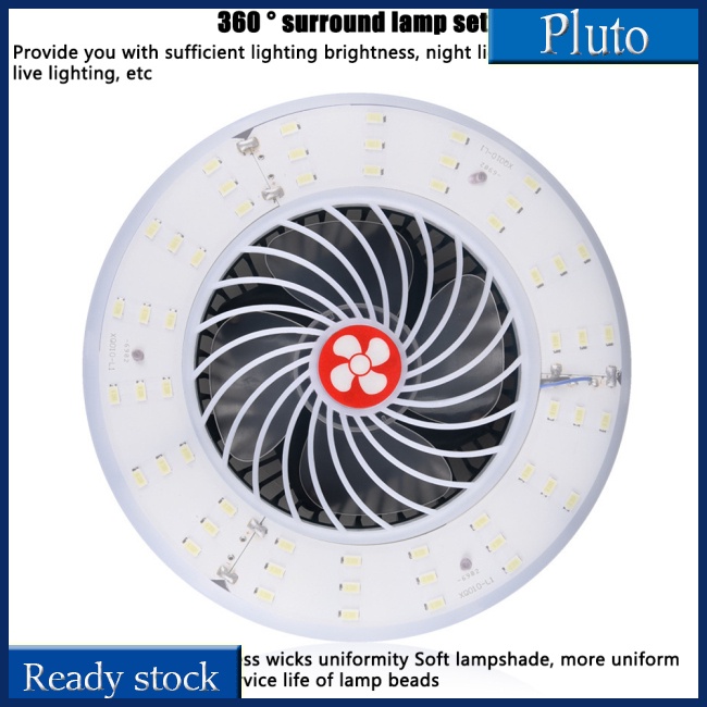 Mới Quạt Usb Đa Năng Có Đèn Sạc Tiện Dụng Khi Đi Cắm Trại