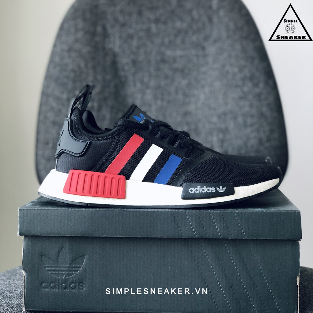 【Giày chạy thể thao】Adidas NMD R1 💙FREESHIP💙 Giày Adidas Chính Hãng - Giày NMD R1 Tri-color Chuẩn