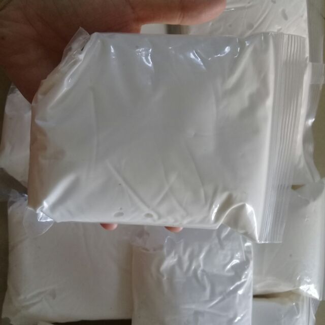 Đất set trắng làm đồ thủ công, slime bơ, đất nặn.