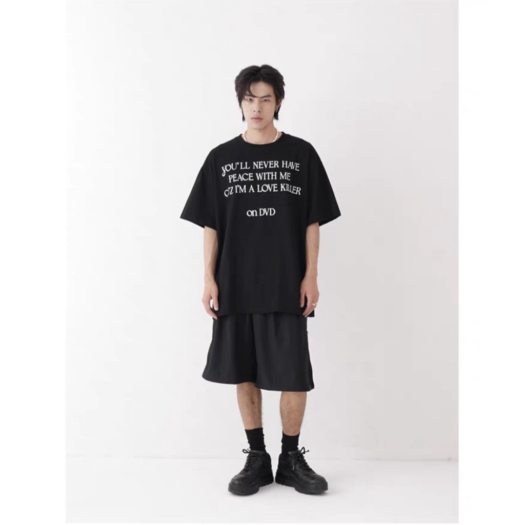 Áo thun Stee on DVD in BLACK - Giá sỉ Unisex