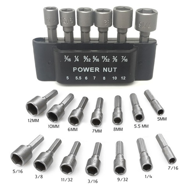 Dụng Cụ Vặn Ốc 14 Chi Tiết Power Nut