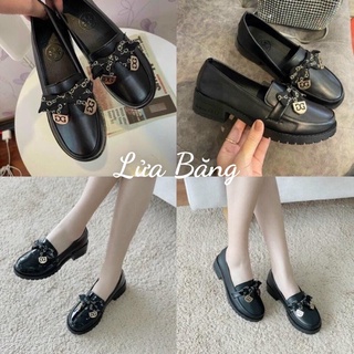 Giày Boot nữ đế Đốc Nơ GG nhỏ và Nơ to 2 màu siêu xinh 271 (form ôm chân)