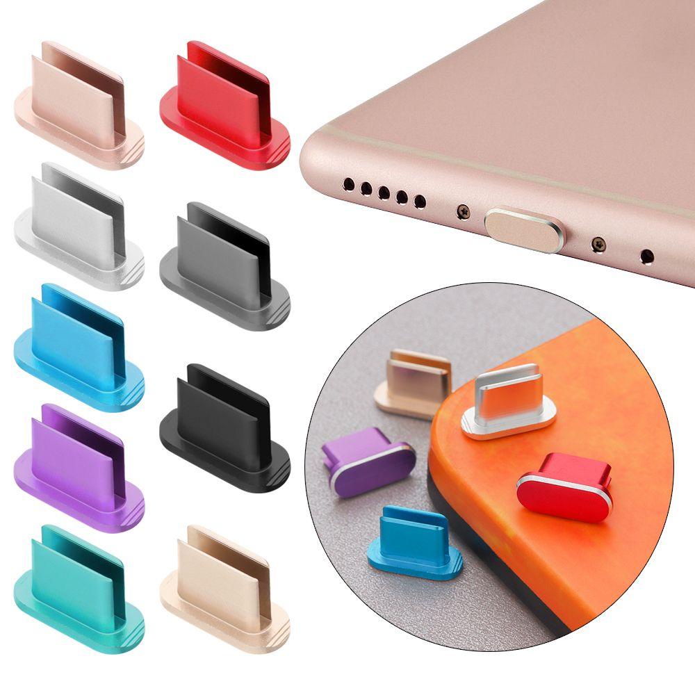 GOGOUP Nắp Kim Loại Đậy Cổng Sạc Chống Bụi Thông Dụng Cho iP 13 Pro Max Samsung Galaxy S22