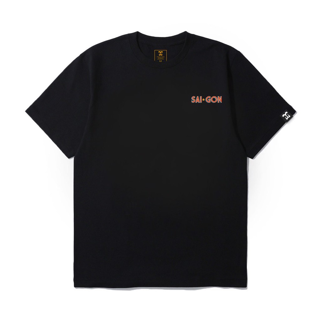 Áo thun Teeworld Saigonese Cô Ba Nam Nữ Đen Form Rộng Unisex | BigBuy360 - bigbuy360.vn