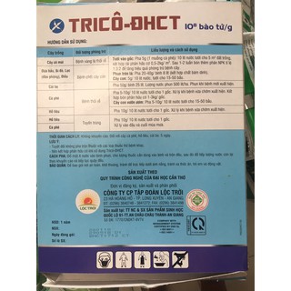 CHẾ PHẨM NẤM TRICHODERMA NGỪA BỆNH CHO CÂY TRỒNG (500GRAM)
