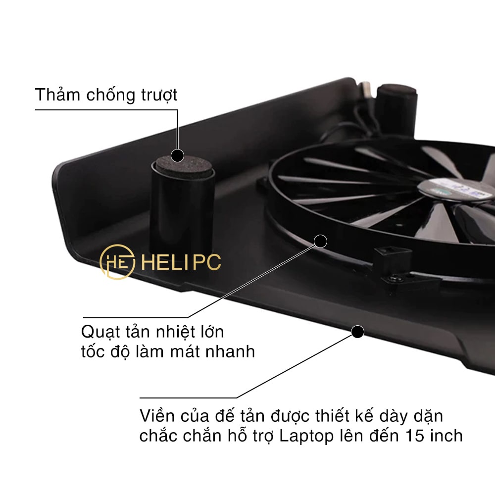 Đế tản nhiệt laptop, máy tính bảng chính hãng Cooler Master CMC3
