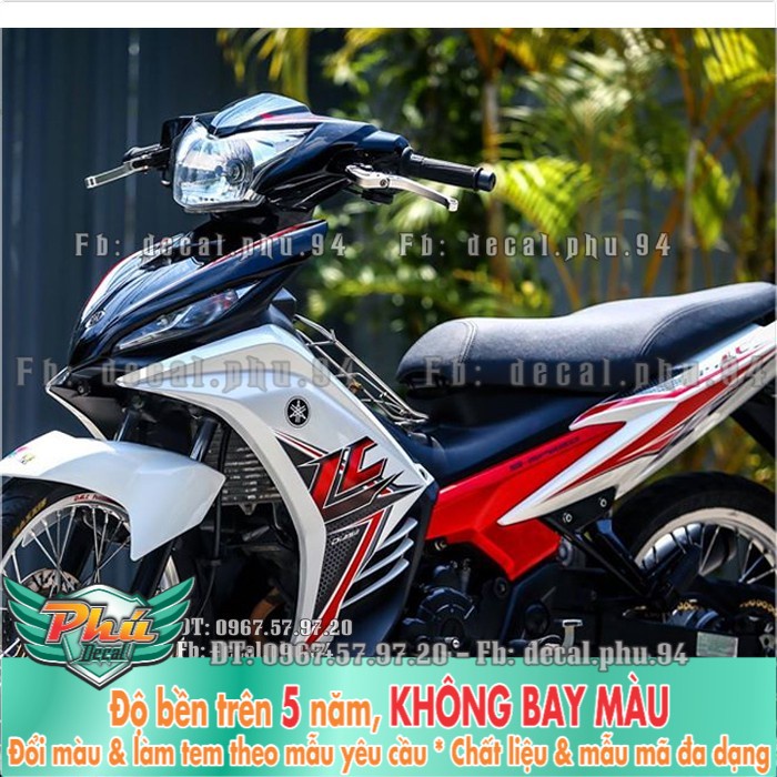 Tem rời EX 2011-2014 LC trắng đen đỏ (P) -1