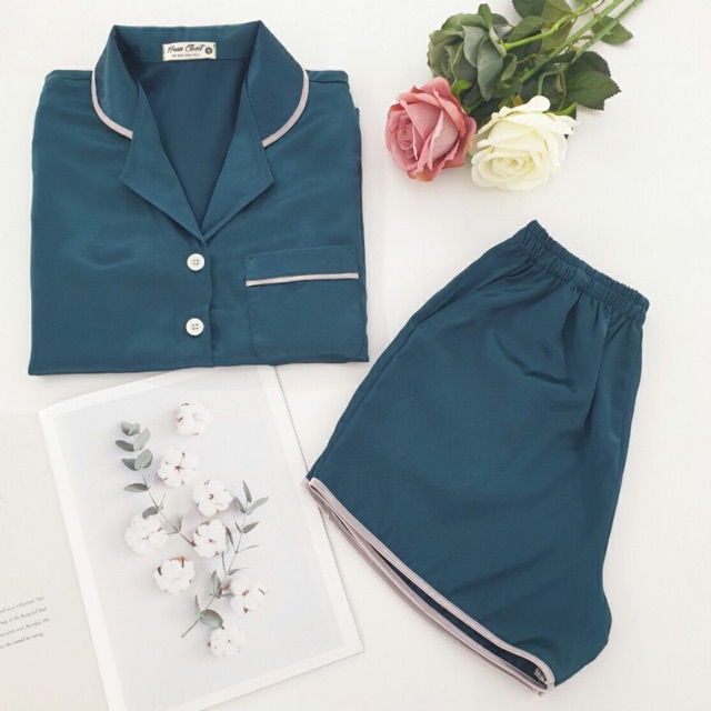 Pijama phi lụa