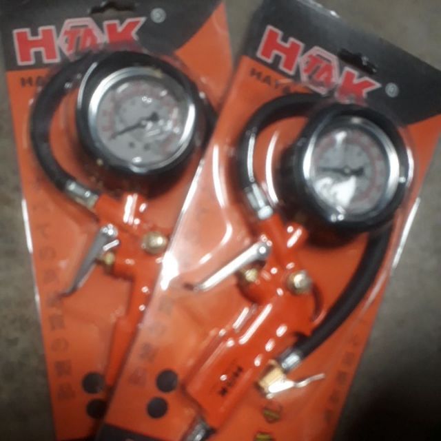 Đầu xì khô bơm hơi có đồng hồ - Đầu vòi bơm ô tô xe máy - Kiêm đồng hồ đo áp suất lốp