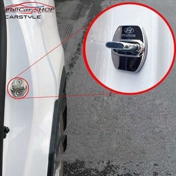 Set 4 Nắp Đậy Chốt Khóa Cửa Xe Hơi Hyundai Elantra I10 I30 Ioniq Atos Getz Tucson Ioniq Santa Fe Atos Kona Getz Accent, KONA, Santafe 2021