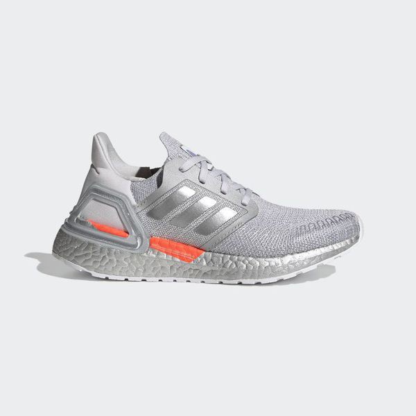 【Giày chạy thể thao】Giày Sneaker Nữ Adidas Ultra boost 20 x NASA FZ2925 J "Silver" - Hàng Chính Hãng