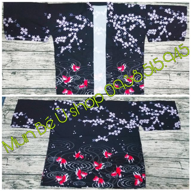 [Có Sẵn Có Size] ÁO KHOÁC KIMONO RIUKIYO-E phong cách Harajuku Haori Happi họa tiết chim hạc, cá vàng,sếu, rồng, cá chép | WebRaoVat - webraovat.net.vn