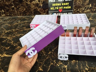 Khay đựng son 30 ô đủ màu