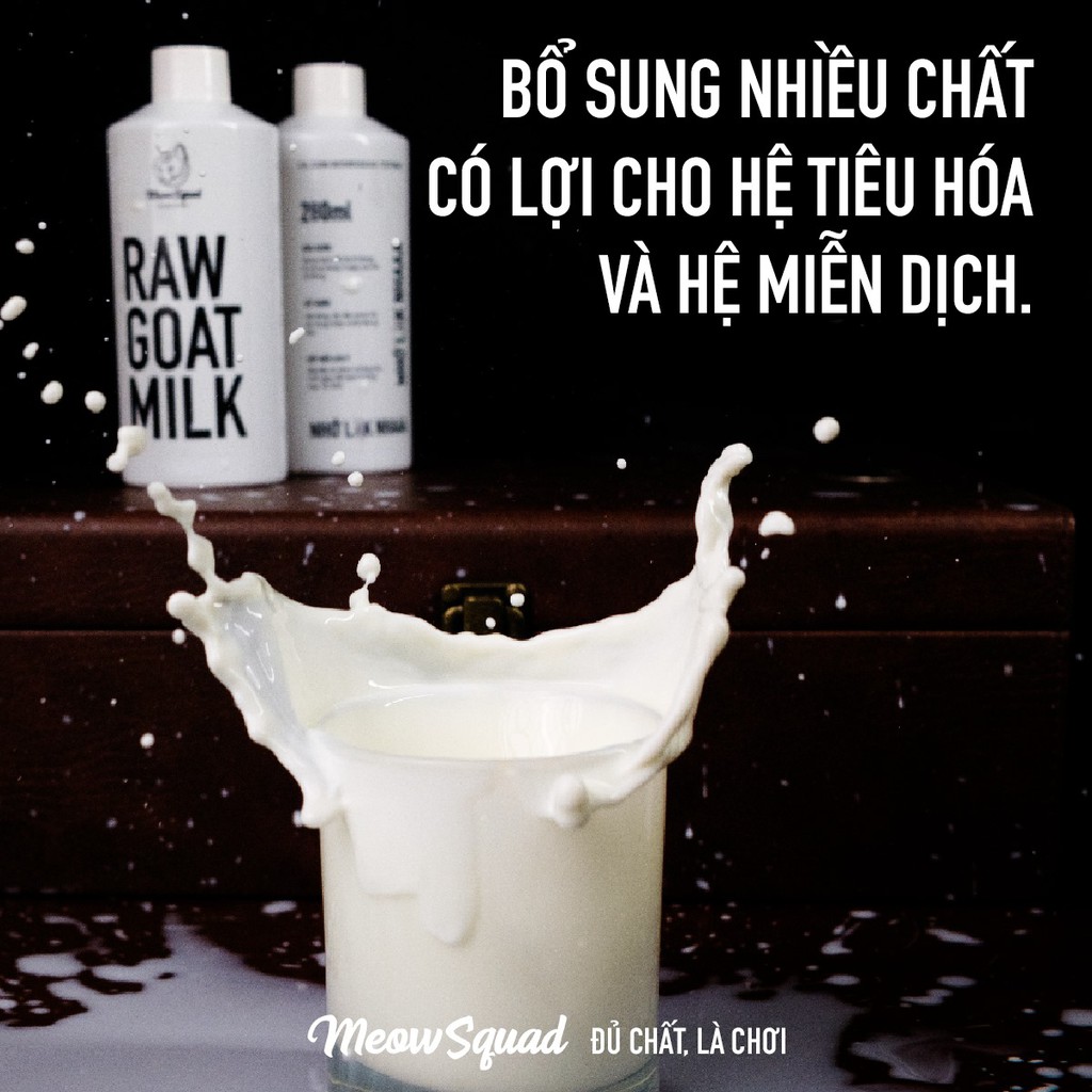 Raw Goat Milk 280ml - Sữa Dê Nguyên Chất Dành Cho Mèo