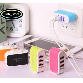 Ổ cắm sạc điện thoại 3 cổng usb cg20
