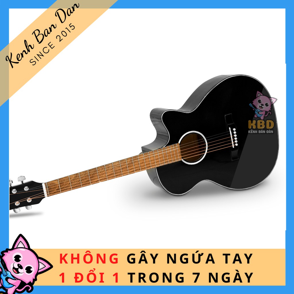 Đàn Guitar acoustic Cao cấp nhập khẩu Thái Lan tặng kèm phụ kiện